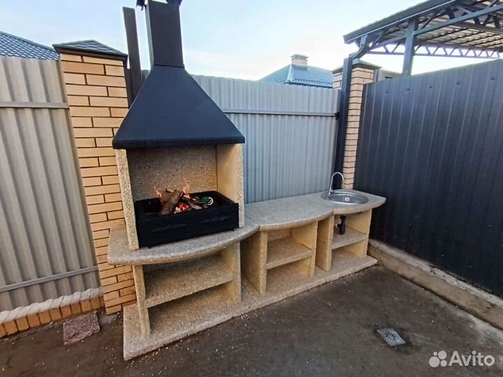 Мангальная зона/Зона барбекю