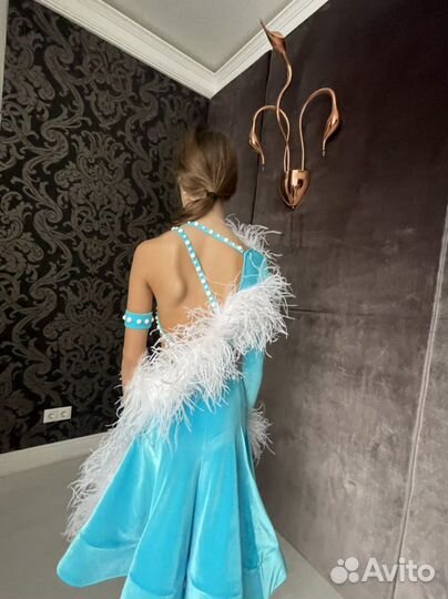 Платье для бальных танцев латина ю1