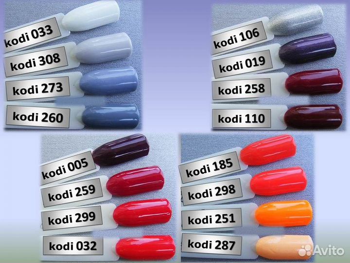 Гель-лаки Коди Kodi Рrofessional Оригинал