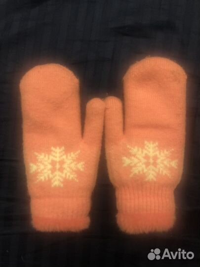 Варежки зимние детские