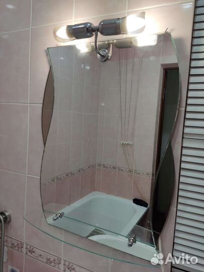 Зеркало с подсветкой для ванной бу