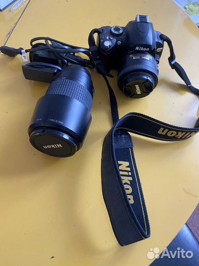 Зеркальный фотоаппарат nikon d60 + объектив