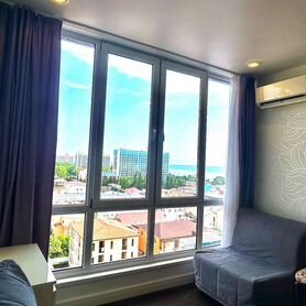 Квартира-студия, 24 м², 2 кровати