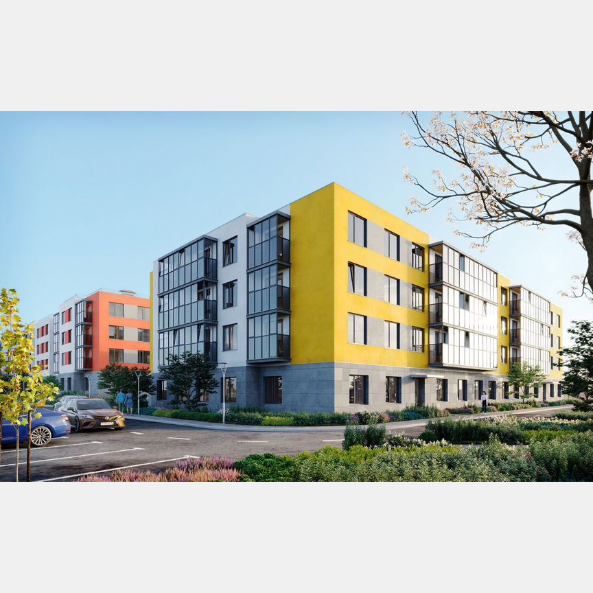2-к. квартира, 55,7 м², 4/4 эт.