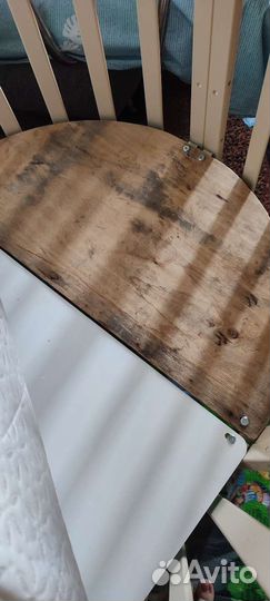 Детская кроватка трансформер круглая