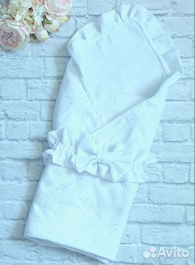 Муслиновый конверт на выписку