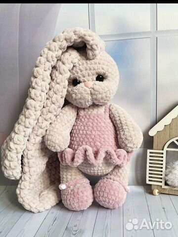 Заяц зайка вязаная ручной работы