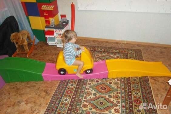 Детская горка с машинкой Step2
