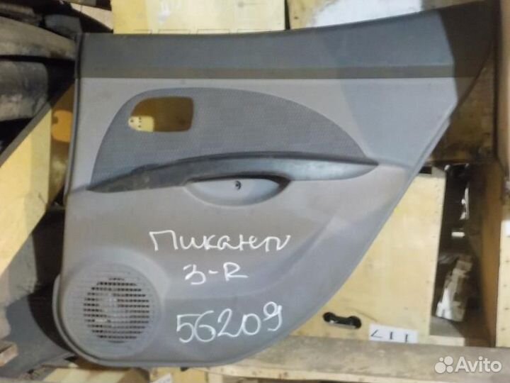 Обшивка двери KIA picanto задняя правая