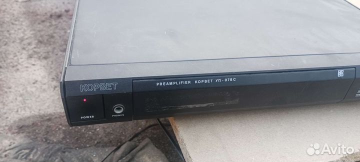 Корвет уп-078с предусилитель