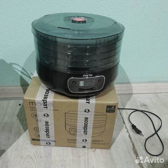 Электросушилка для фруктов и овощей 5 и 6 секций