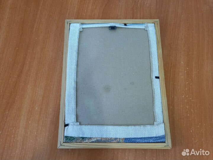 Картина вышитая крестом ручная работа
