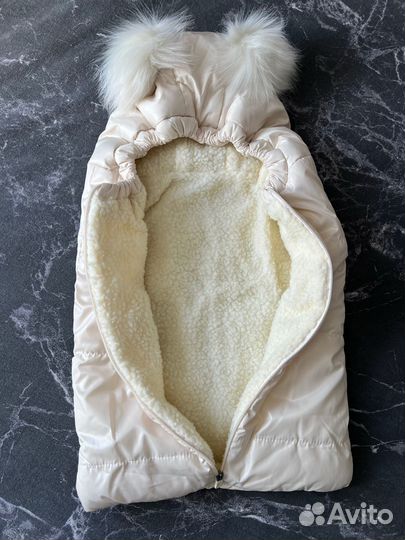 Зимний конверт в коляску