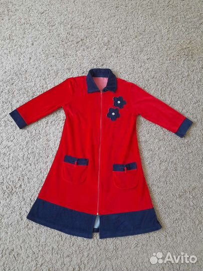 Халат велюровый 48