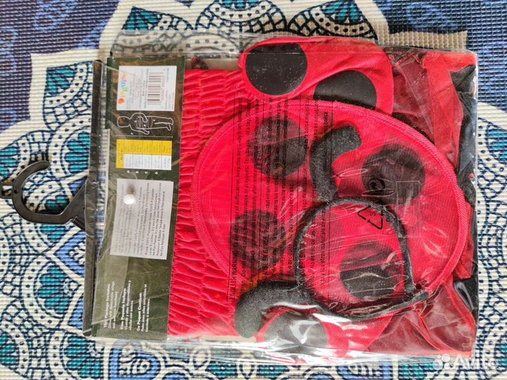 Костюм божьей коровки леди Баг 3-4года