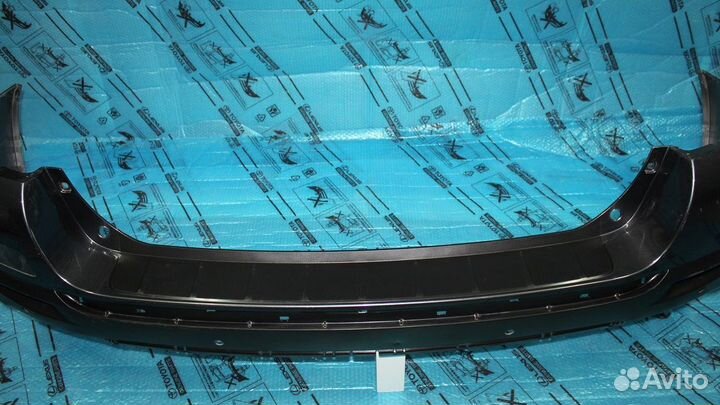 Задний бампер Highlander оригинал бу серый №2