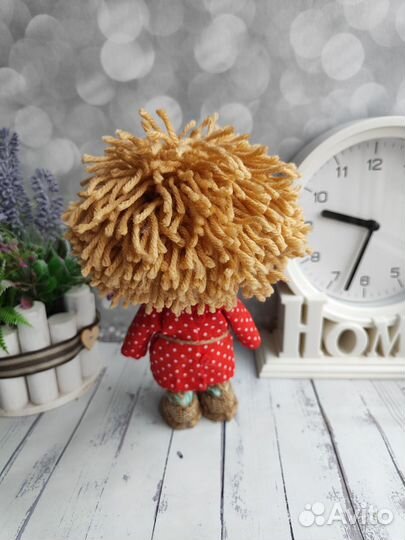 Домовёнок в лаптях. Интерьерная кукла, оберег