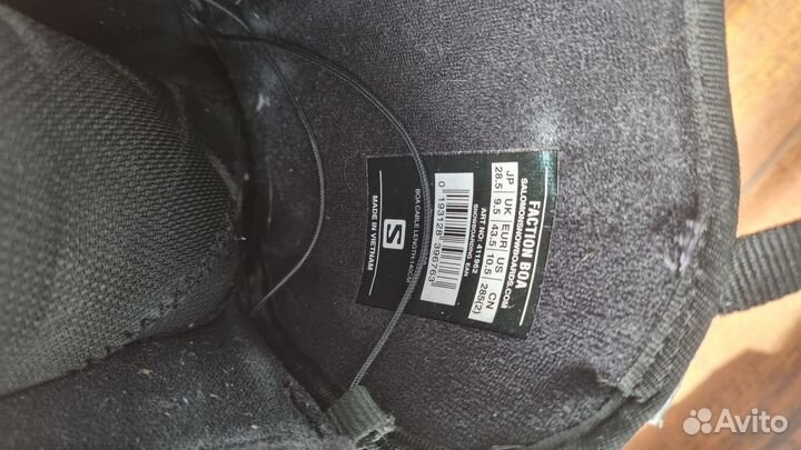 Сноубордические ботинки salomon faction