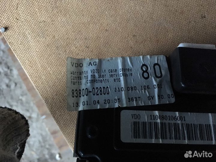 Панель приборов Toyota Corolla E120