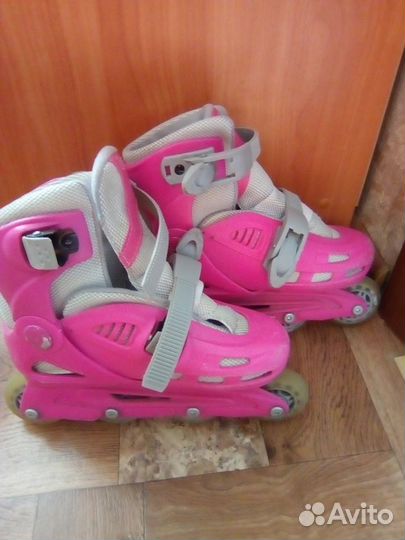Детские раздвижные роликовые коньки 30-33р