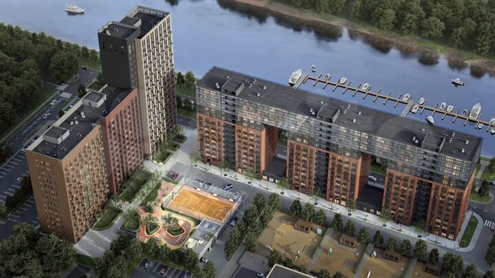 1-к. квартира, 46,3 м², 4/23 эт.