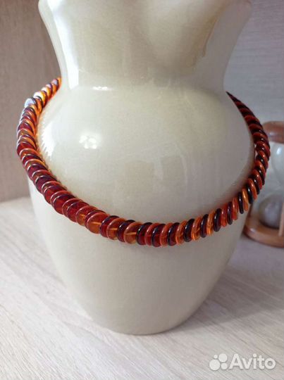 Бусы из натурального янтаря