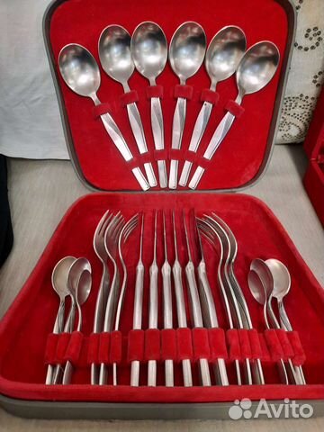 Набор столовых приборов мельхиор СССР