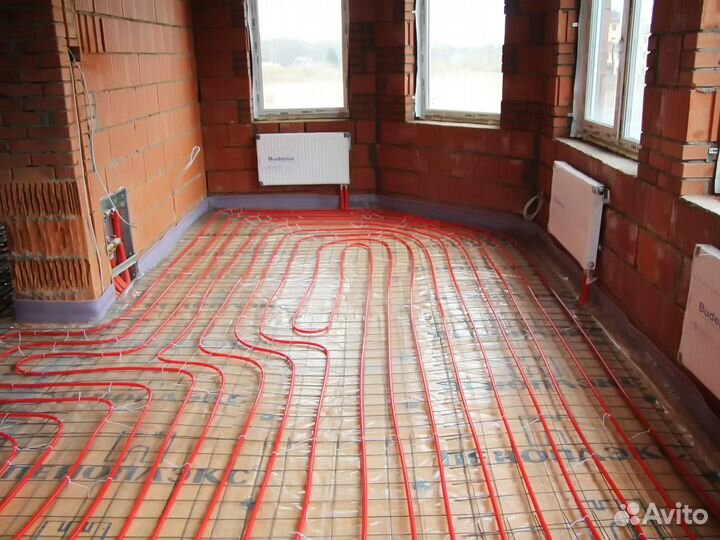 Отопление.Теплый пол. Водоснабжение.Канализация