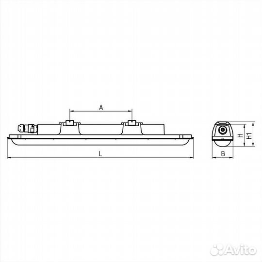 Светильник дсп51-40-022 Leader RD 840