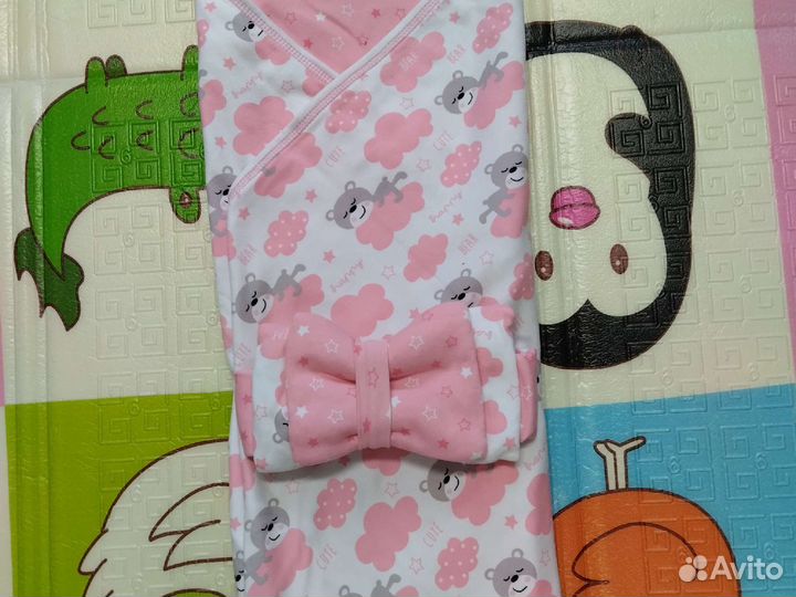 Комплект на выписку для девочки лето