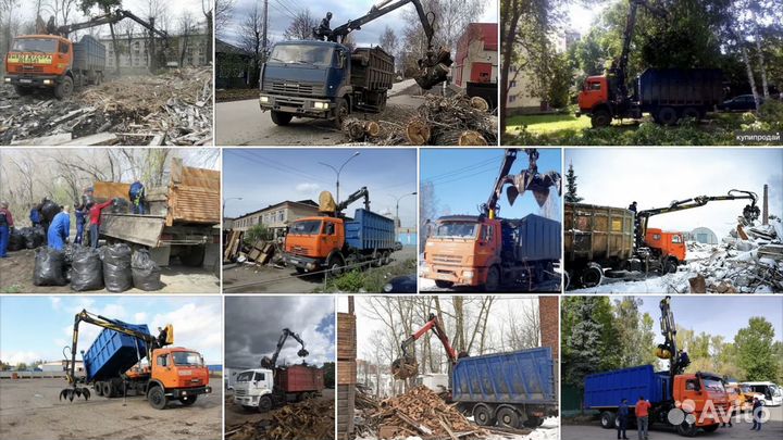 Вывоз мусора камаз