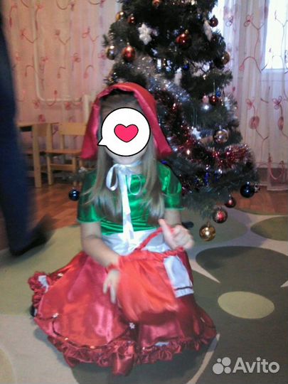 Костюм красной шапочки или цветочка