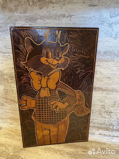 Картина панно из дерева