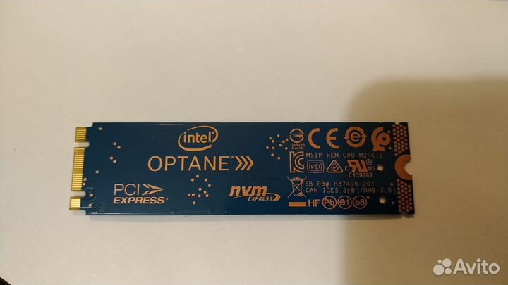 Память Intel Optane Memory M10 16Gb