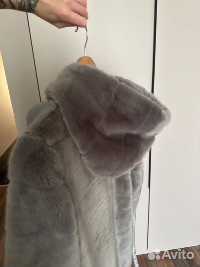 Шуба из эко меха