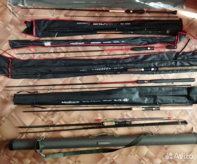 Спиннинги,фидер,тубус,катушки