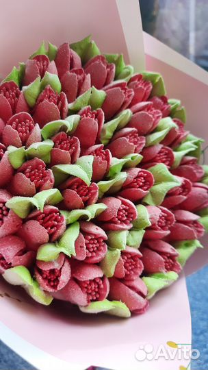 Зефирные тюльпаны