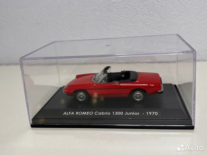 Модели автомобилей Alfa Romeo, масштаб 1:43
