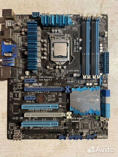 Материнская плата 1155 с процессором i5