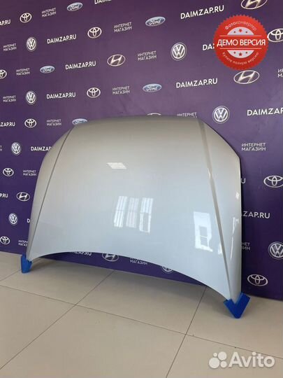 Капот Volkswagen Polo (2015) серебристый (A7W)