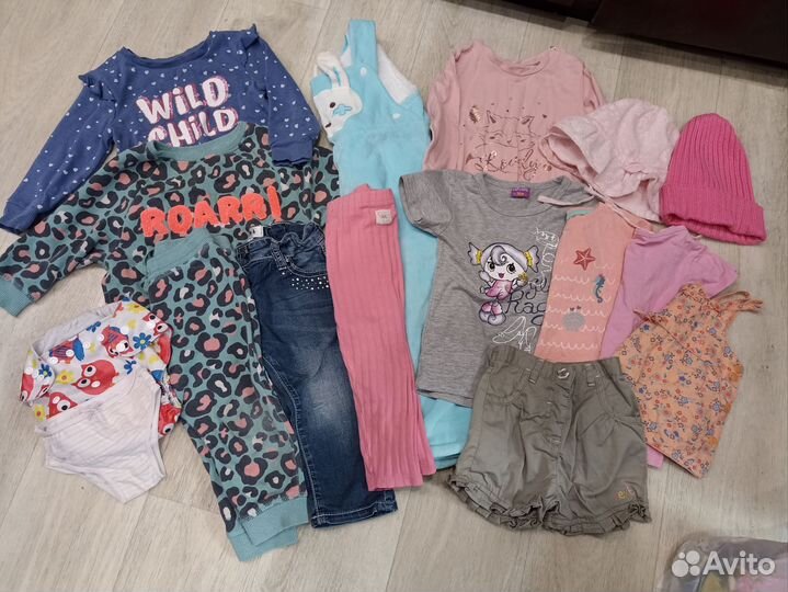 Пакет одежды на девочку 86