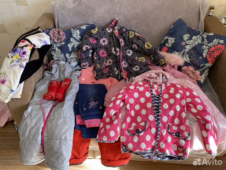 Вещи пакетом на девочку 98-104 р