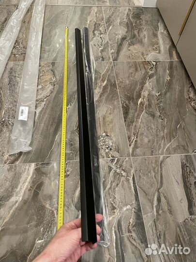 Мебельные ручки черные скоба 1200 мм