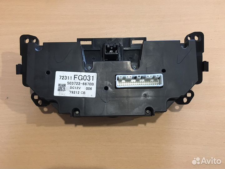 Блок управления печкой Subaru Impreza