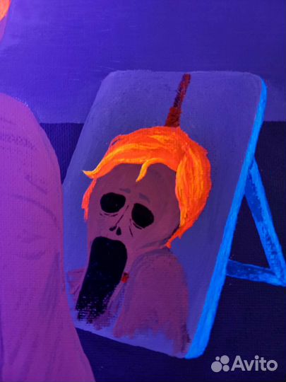 Картина акрилом на холсте