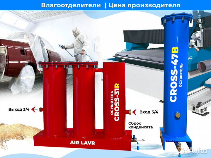 Влагоотделители для компрессоров