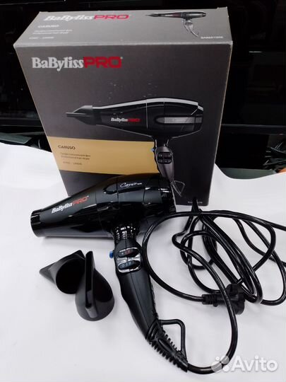 Фен Babyliss caruso ionic - 2400w