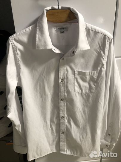 Рубашка белая 164