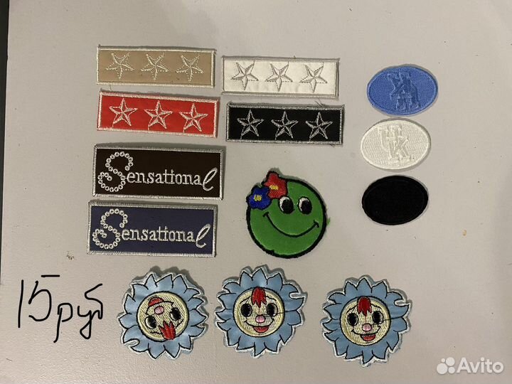 Апликации для одежды, ремонт одежды, фурнитура