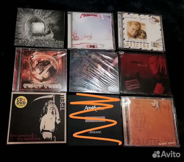 Музыкальные cd диски (rock, folk, metal)